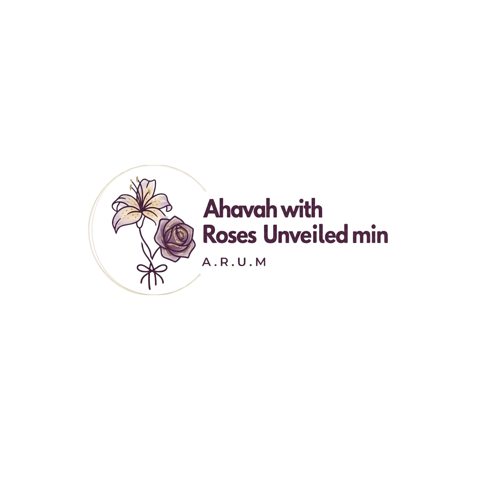 Ahavah with Roses Logo